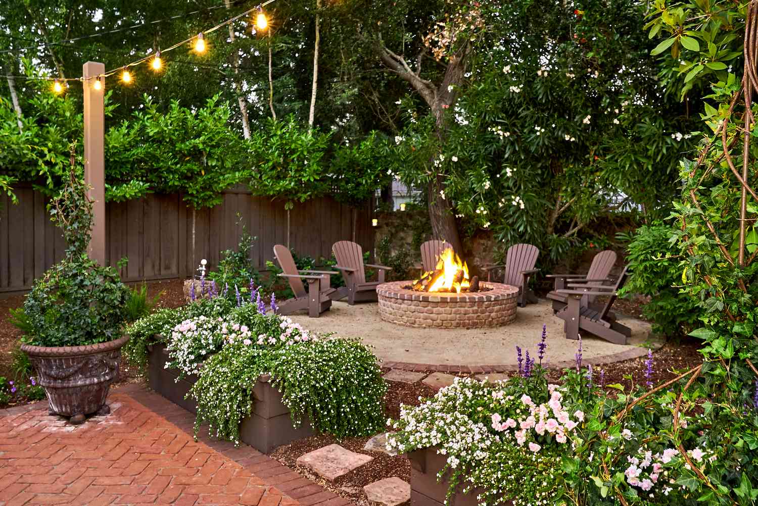 How To Landscape Around An Outdoor Fire Pit